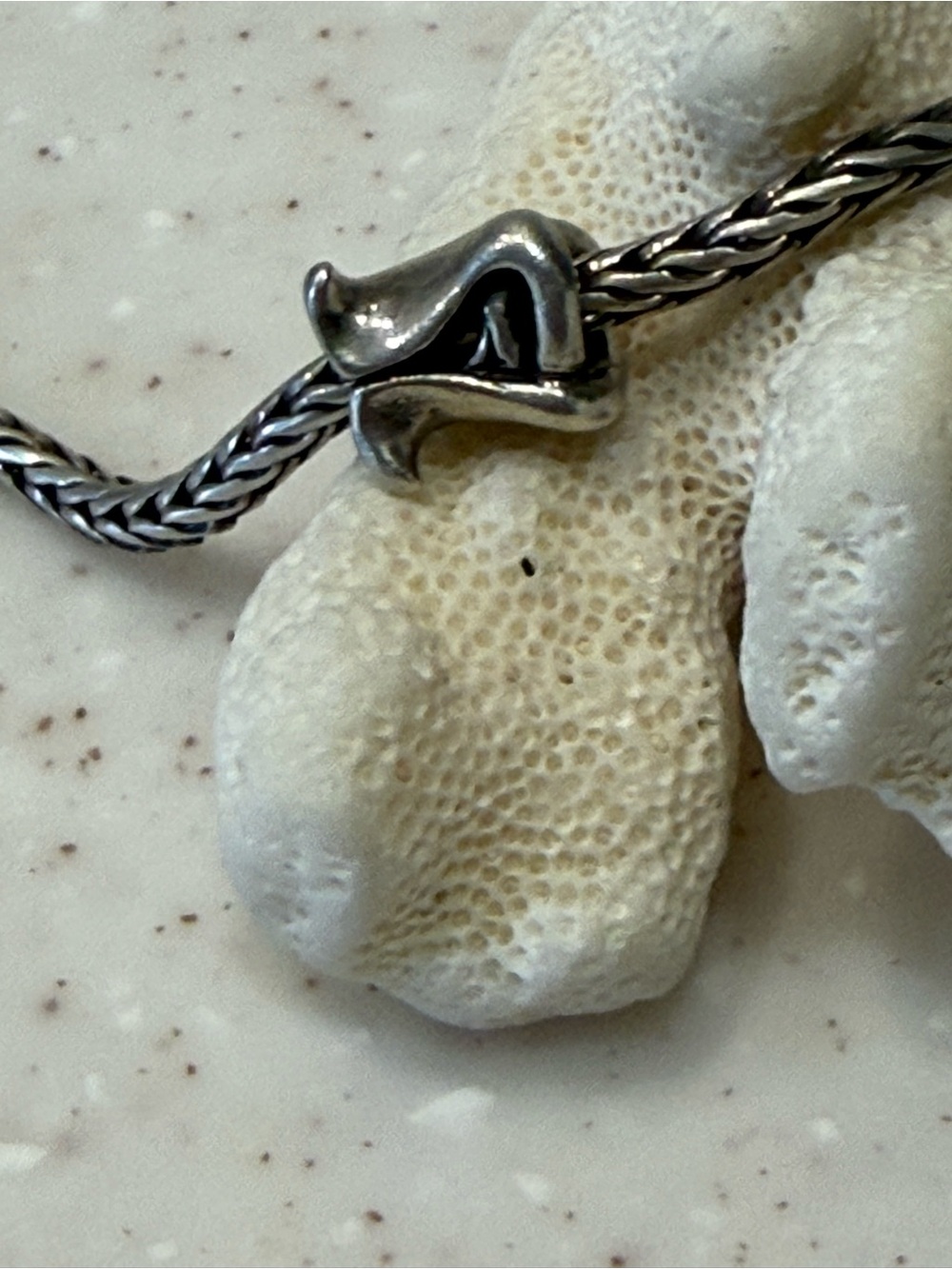 Trollbeads Sterling Silver “Cobra” Bead Retired 2013